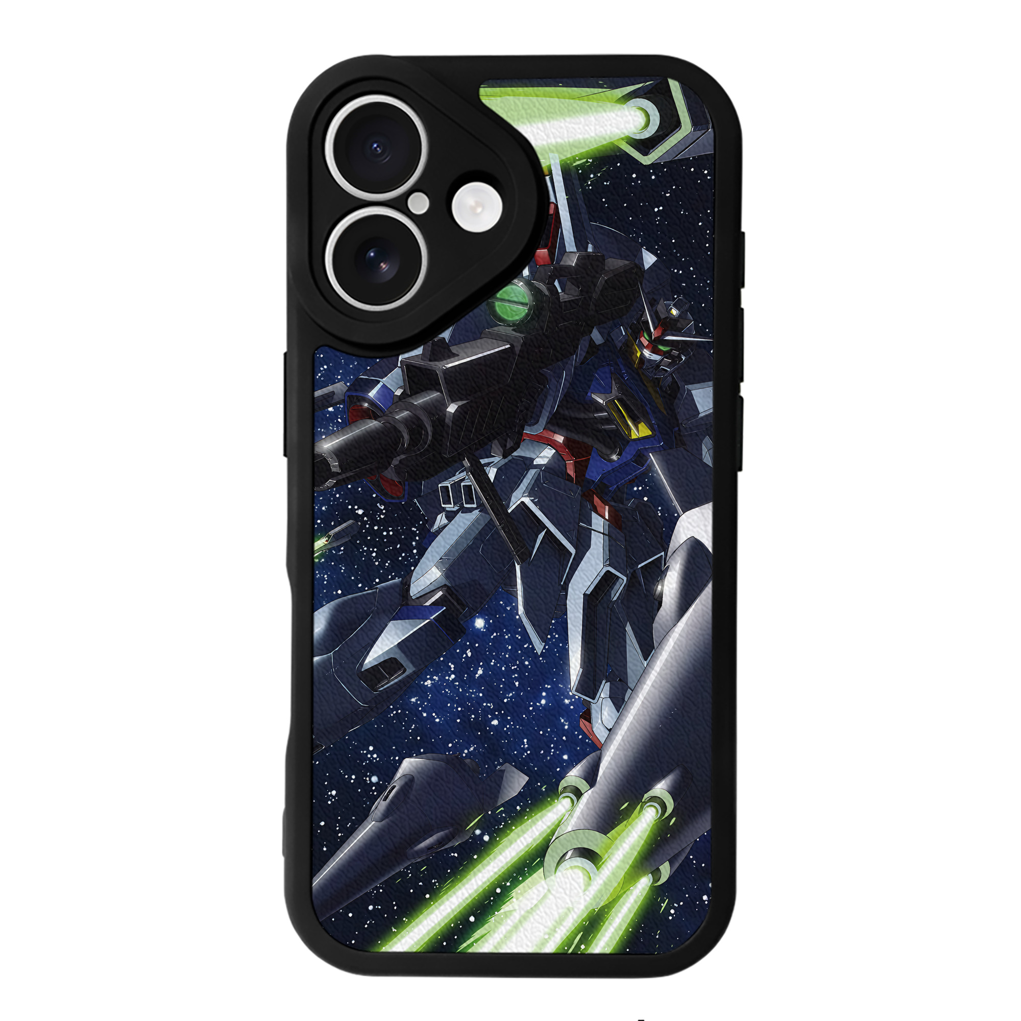 （画像用） 機動戦士ガンダム Mobile Suit Gundam 【iPhone 16シリーズ対応】シリコンスマホケース（レザー調） 材質：シリコン